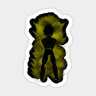 super saiyan sillhouette Sticker